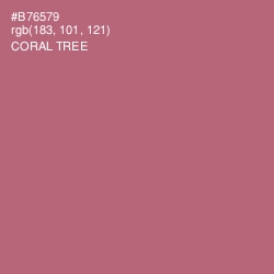 #B76579 - Coral Tree Color Image
